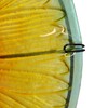 Sunnydaze Glass Bird Bath Bowl - Includes Deck Clamp and