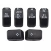 Trichtu Mount 6x Hand Control Black Switch Cap Kit For