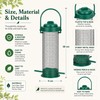 Outdoor Hanging Bird Feeder with Multiple Feeding Holes – Large