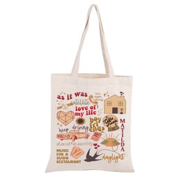 FOTAP Singer Merch Singer Tote Bag Singer Album Inspired Gift Singer Fan Gift Singer Album Gift Music Lover Gift HS Merchandise Tote Bag (As was Tote .)