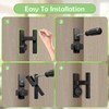 90 Degree Flip Barn Door Lock, Small Gate Latches Hardware