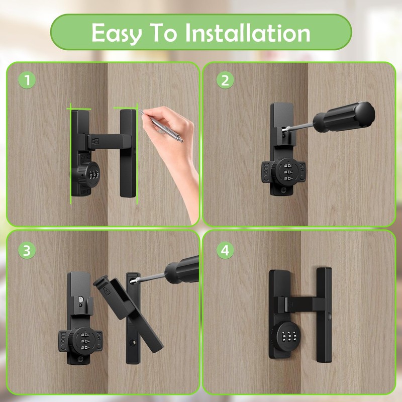 90 Degree Flip Barn Door Lock, Small Gate Latches Hardware