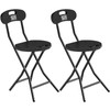 5Rcom Folding Stool, 2 Pack 18 inch Folding Bar Stool