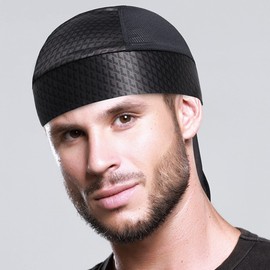 Faletony Sports Bandana Cap Unisex Durag Bandana Headscarf Pirate Hat Bicycle Headgear Motorcycle Quick-Drying Breathable Absorbs Sweat Printed Turban Pirate Hat, KW-TM-02