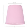 3PCS E14 Lampshade Fabric Ceiling Lamp Shade Exquisite Pink Wall
