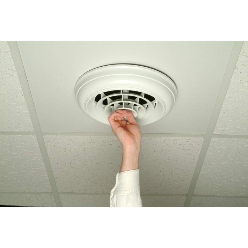 HaVACo Quick Connect 12" Capital Crown Round Ceiling Diffuser with