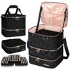 SIYNPAV Nail Polish Organizer Bag Holds 126 Bottles (15ml/0.5fl.oz)& Nail