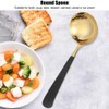 Beufee 2 Piece Soup Ladle, 19cm Stainless Steel Ladle with