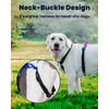 LufeLux Non-Restrictive Dog Harness, Easy Walk Freedom No Pull Harness,