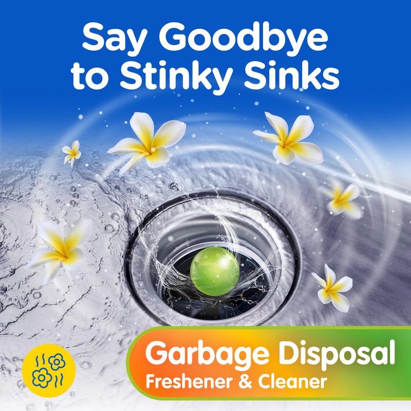 COMPAC HOME Plink Garbage Disposal Cleaner & Deodorizer Infuses and