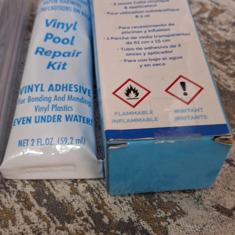 Swimline Hydrotools Vinyl Repair Kit 2 oz Adhesive 6 x