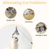 Pack of 8 Cat Feather Toys with Bells, Cat Feather