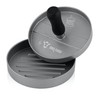 BBQ-Toro Aluminium burger press, diameter 11.8 cm, grey, meat shaper,