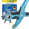 S&R Precision Leather Hole PUNCH PLIERS/MADE IN GERMANY/Revolving belt punching