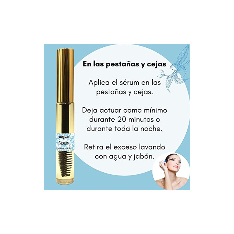 Crecimiento de Pestañas y Cejas Suero Serum Aceite de Ricino