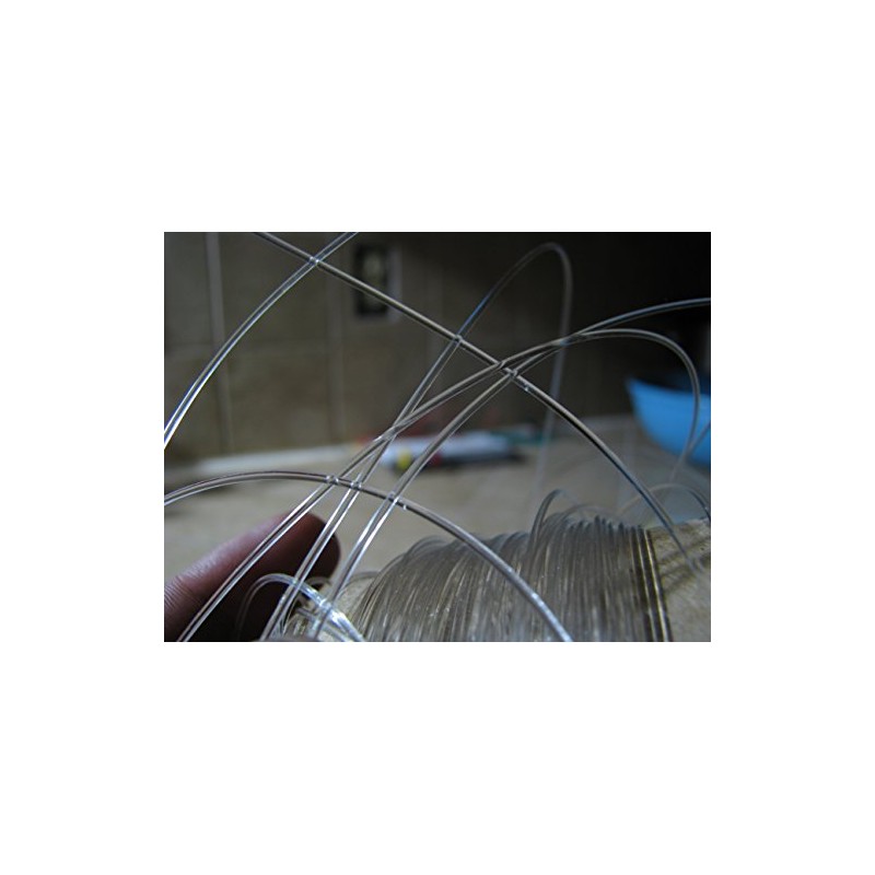 Fibre optic cable 2mm, end glowing PMMA, polymer optical light