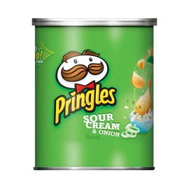 Pringles Sour Cream & Onion Chips 1.4 oz. Can