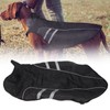 Dog Rain Jacket Lightweight Adjustable Waterproof Pet Poncho with Reflective