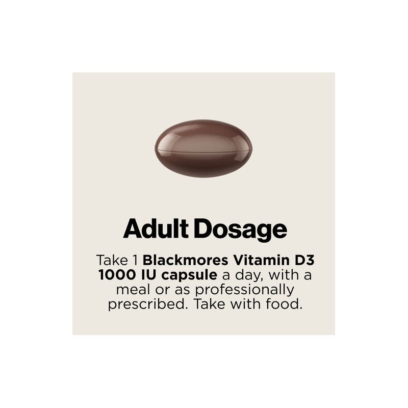 Blackmores Vitamin D3 1000IU 200 Capsules
