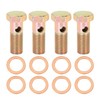 X AUTOHAUX 4 Sets M14x1.5mm Metric Thread Banjo Bolts Brake
