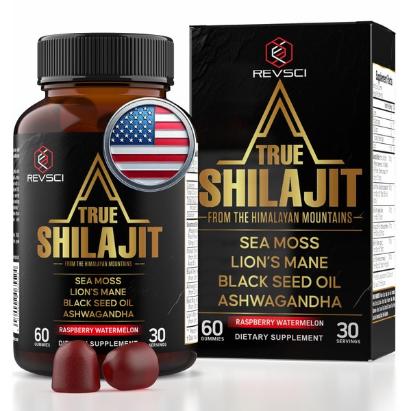 Pure Himalayan Shilajit Gummies for Men – Energy & Focus