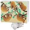 Fox Valley Traders Sloths Children's Night Light, MDF Plastic -