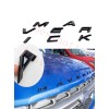 TD Matte Black letters compatible with FORD MAVERICK 2022 23