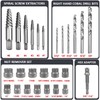 RIMKOLO 26-Piece Screw & Drill Bit Set, Multi-Spline & Bolt