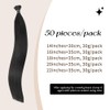 Boymia Extensiones De Cabello Humano Con Punta I, N.° 1B,