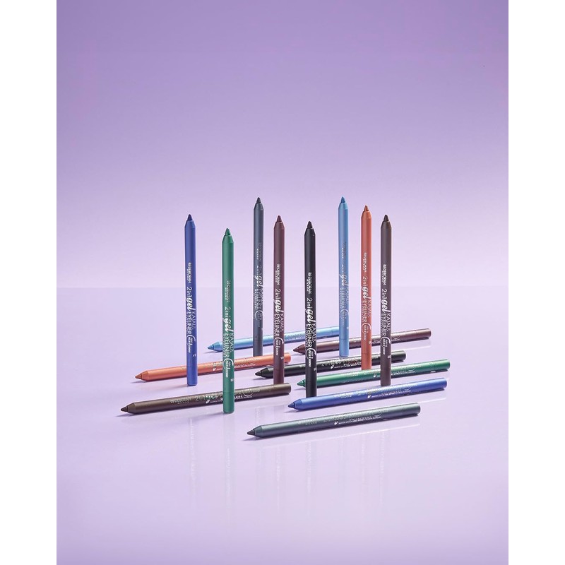 Deborah Milano Kajal 2-in-1 Eyeliner and Waterproof, 08 Light Green,