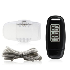 USB Charging Step Counter Walking 3D Pedometer with Large LCD Screen Clip and Lanyard