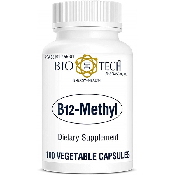 Vitamin B12 Methylcobalamin Methyl cobalamin Dietary supplement for red blood cell formation dna synthesis cardiovascular health homocysteine metabolism cognitive function restful sleep - 100 Capsules