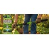 Telescopic Garden Rake, 27-40" Adjustable Hand Rake with 5 Metal