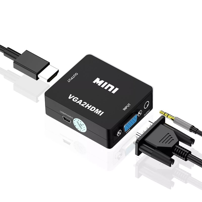 Unbranded NEW VGA to HDMI Converter Adapter 1080P Full HD