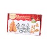 HANHAN 3D Christmas Cookie Making Molds，Stainless Steel Christmas Cookie Cutters