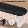 CGBE Nail Arm Rest, Soft PU Leather Arm Rest For