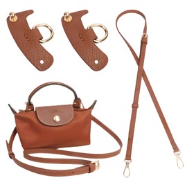 behone Handbag Strap, Shoulder Strap, Adjustable Shoulder Strap, Leather Shoulder Strap, Shoulder Strap for Longchamp, Leather Shoulder Strap for Mini Bags, No-Punch & Adjustable