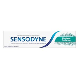 Sensodyne Pasta Dental para Dientes Sensibles Limpieza Profunda, Frescura Duradera, 90g