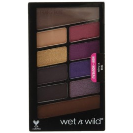 Wet N Wild Color Icon Eyeshadow 10 Pan Palette ~ V.I. Purple