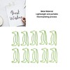 100Pcs Paper Clips Cute Unique Penguin Shape Electroplating Process Lightweight