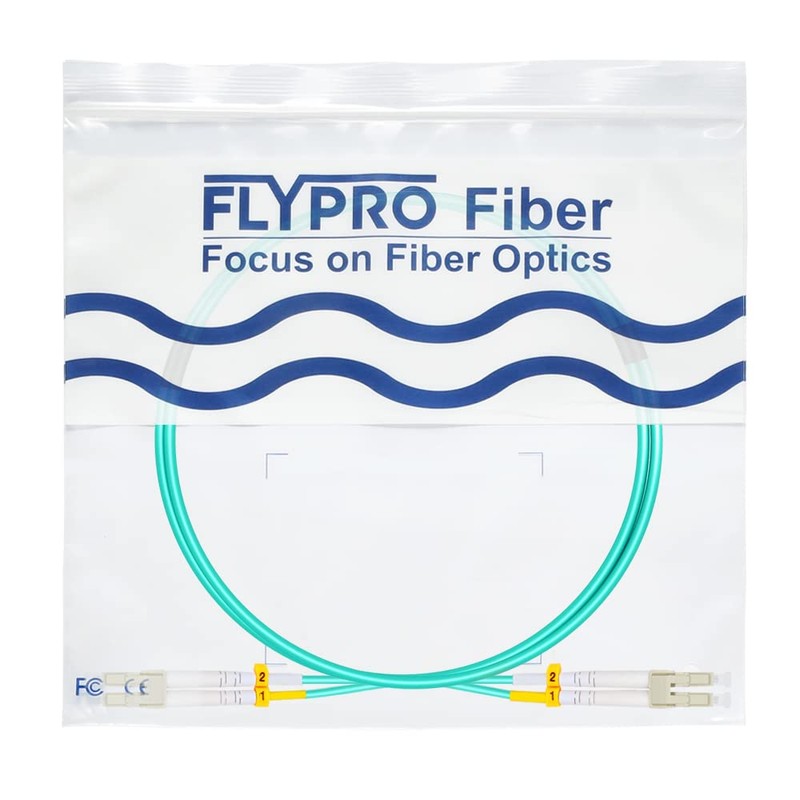 FLYPROFiber- LC to LC Fiber Patch Cable 1M/3ft, OM3 Multimode