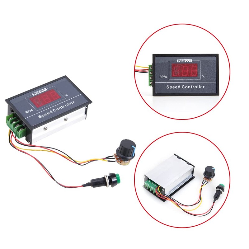 DollaTek DC 6-60V 30A PWM DC Motor Speed Controller adjustable