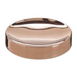 Premier Housewares Clara Soap Dish, Stainless-Steel, Rose Gold, 11 x 11 x 2 cm