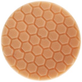 Chemical Guys Hex-Logic Almohadilla de Corte Medio-Pesada BUFX-102HEX6, Naranja, 6.5 in