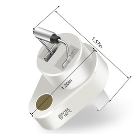 MIYOLO 005899F Thermal Cut Off Fuse 152°C for Raypak 406a 206a 106a and Zodiac Jandy Pool Heater Parts Plug Thermal Fuse Rollout Switch Replace 005899F and R0012200 (5 Pack)