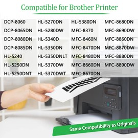 greencycle Compatible Drum Unit Replacement for Brother DR620 DR-620 to use with HL-5340D HL-5370DW DCP-8080DN DCP-8085DN MFC-8480DN MFC-8680DN MFC-8690DW Printer (Black,1-Pack)