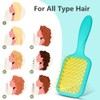 SHINLEA Cepillo para el pelo sin tirones, para cabello húmedo
