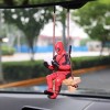 Generic Deadpool Car Rearview Mirror Pendant Reading a Book Swinging