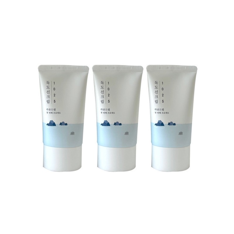 Round Lab 1025 Dokdo Sun Cream 50ml (SPF50+) x 3
