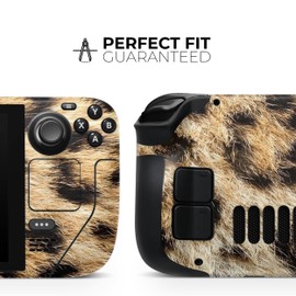 Design Skinz - Compatible with Steam Deck - Skin Decal Protective Scratch-Resistant Removable Vinyl Wrap Cover - Real Cheetah Animal Print